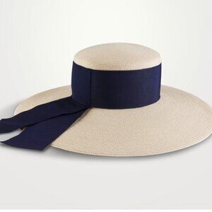 Eugenia Kim LouLou Boater Hat Wide Brim $350